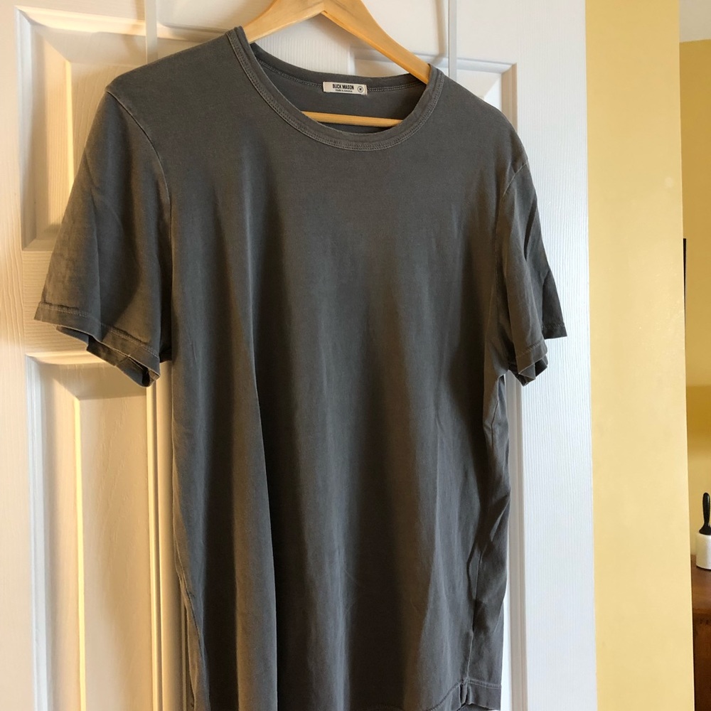 Buck Mason Men’s Pima Curved Hem T